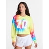 No Boundaries Graphic Washed Cropped Crewneck Swea